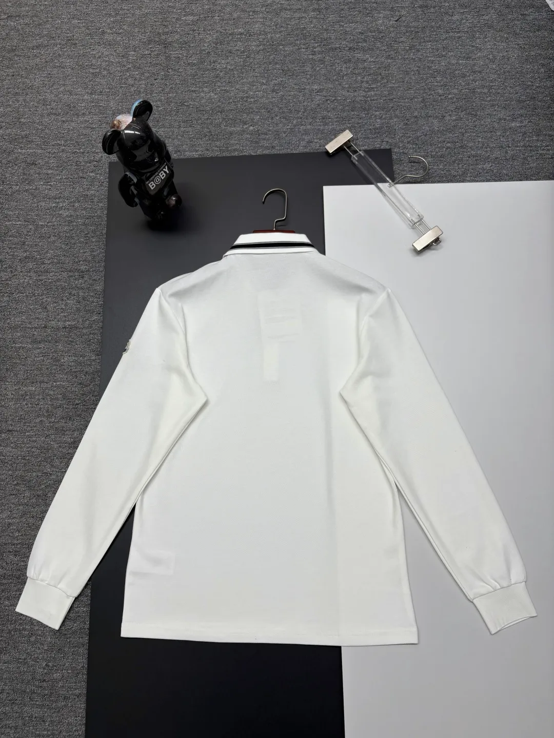 MONCLER New Arrival Polo Same Style 260 ， Factory New Arrival Versatile : Black White Royal Blue Size：M-3XL